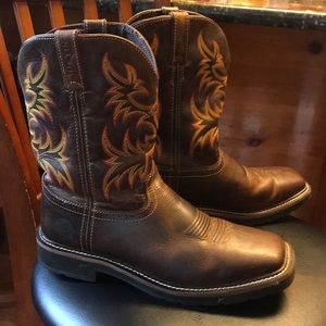 Justin Cowboy Work Boots